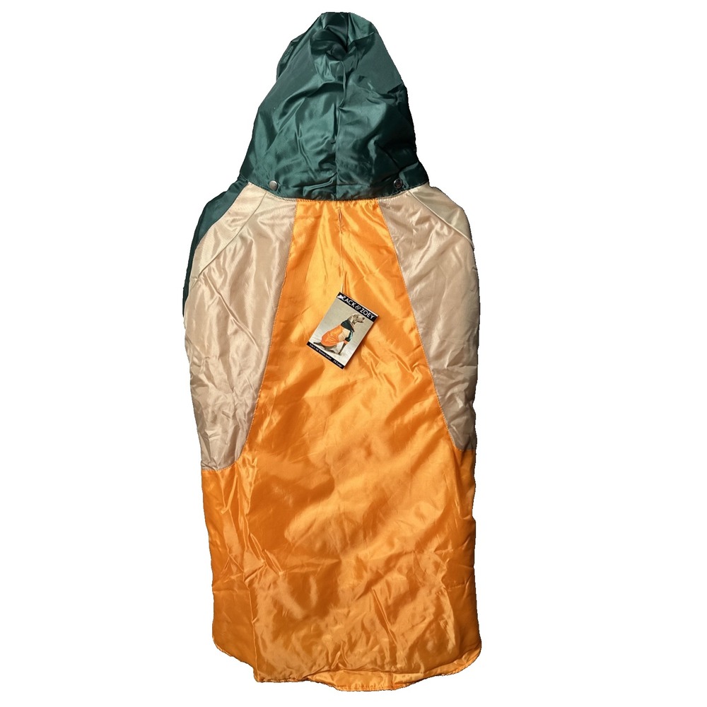 Zack & Zoey 3 In 1 All Terrain Dog Jacket XXL Hunter Green Orange Hooded NEW